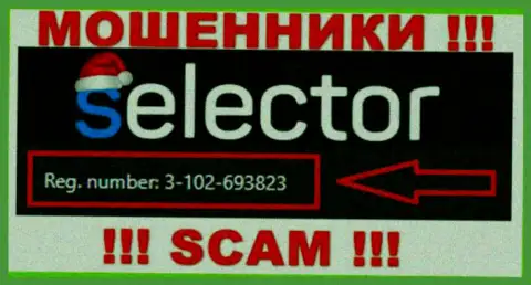 Selector Gg воры всемирной интернет паутины !!! Их номер регистрации: 3-102-693823