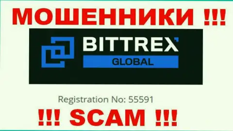 Организация Bittrex зарегистрирована под вот этим номером - 55591