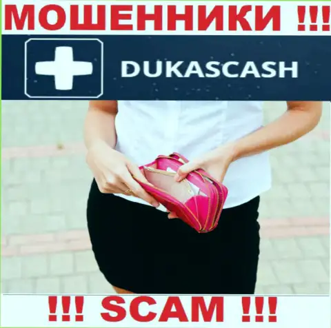 Сотрудничая с дилинговой компанией ДукасКэш не ожидайте прибыли, поскольку они циничные ворюги и интернет-обманщики