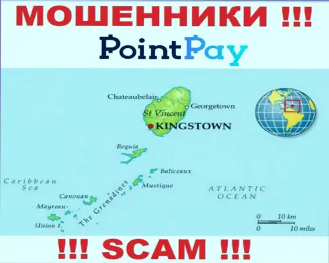 Point Pay LLC - это мошенники, их адрес регистрации на территории St. Vincent & the Grenadines