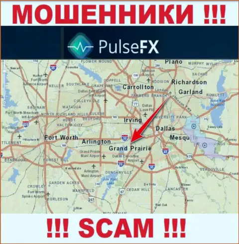PulseFX это противоправно действующая организация, пустившая корни в оффшоре на территории Гранд-Прери, Техас