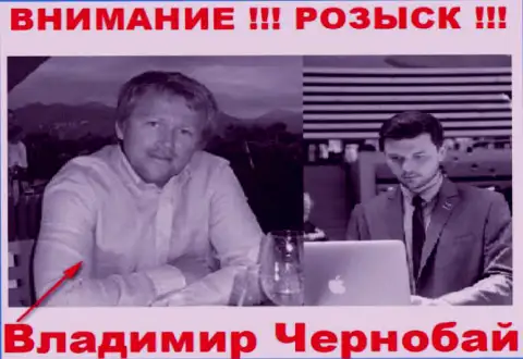 Владимир Чернобай (слева) и актер (справа), который играет роль владельца преступной Форекс брокерской конторы ТелеТрейд и Форекс Оптимум