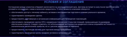 Услуги дилера Зиннейра Эксчендж, указанные в документе Условия и Соглашения на сайте биржи